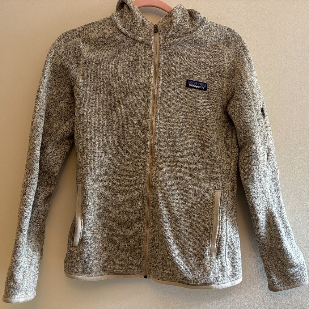 Patagonia Heather Grey Womens Zip-up Fleece—Size S